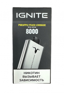 Одноразовый Pod IGNITE 8000 V80 -Pineapple Peach Lemonade