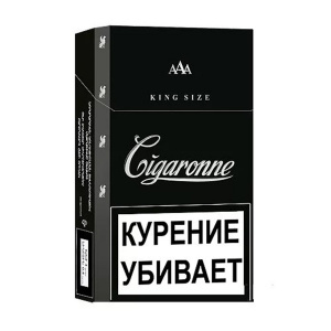 Сигареты с/ф Cigaronne Кing Size Black 84mm 