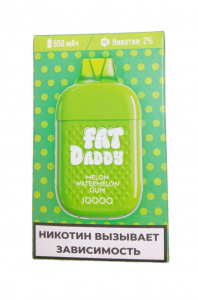 Одноразовый POD YCO FAT Daddy 10000 - Melon Watermelon Gum