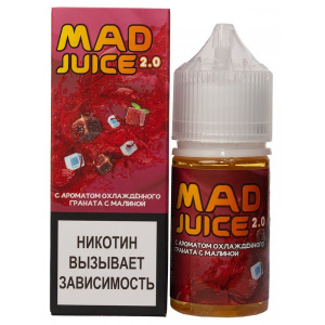 Жидкость MAD JUICE 2.0 Salt - Охлажденный Гранат с Малиной, 30 мл