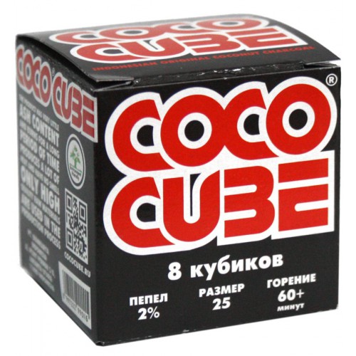 Уголь для кальяна CocoCube 8 кубиков