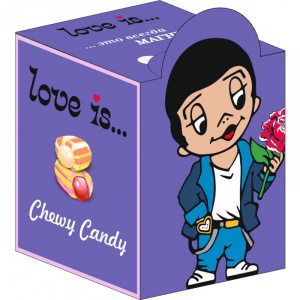 Жевательные конфеты LOVE IS МИКС 105г мальчики с магнитом