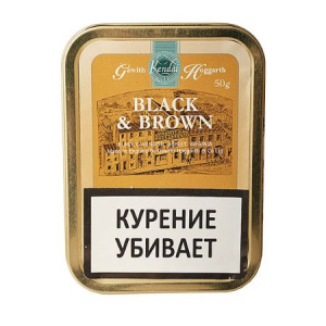 Табак трубочный Gawith & Hoggarth 50 гр - Black and Brown (банка)