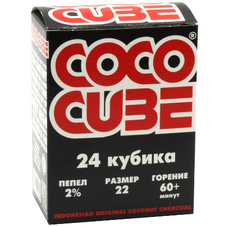 Уголь для кальяна CocoCube 24 кубика 22мм