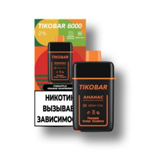 Одноразовый Pod TIKOBAR 6000 - Pineapple Orange Raspberry 