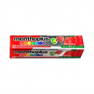 Леденцы Menthoplus Vitamin C+E с клубничным вкусом 29,4 г
