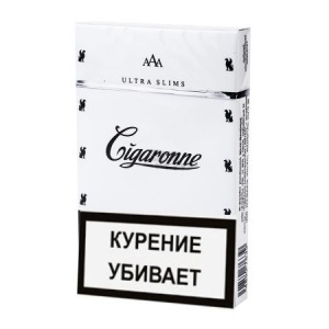 Сигареты с/ф Cigaronne Ultra Slims White