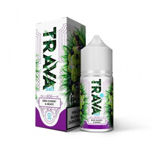 Жидкость TRAVA Salt - Brid Cherry Grape (черемуха виноград лед), 30 мл МТ