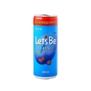 Кофейный напиток Lotte Let's be Latte 240 мл ж/б