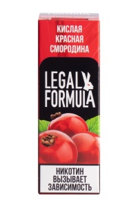 Жидкость LEGAL FORMULA - Кислая красная смородина, 10 мл