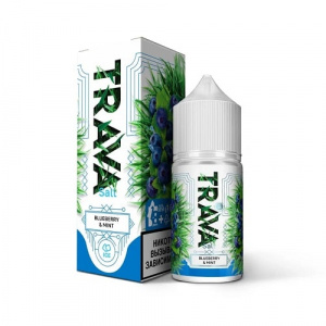 Жидкость TRAVA Salt - Blueberry Mint (cиние ягоды мята лед), 30 мл МТ