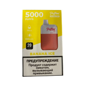 Одноразовый POD PUFFMI DX5000 MeshBox - Banana Ice Gold