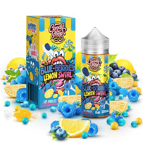 Жидкость Candy Shop - Blue-Berries Lemon Swirl 