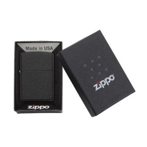 Зажигалка бензиновая ZIPPO 236 REG BLACK CRACKLE