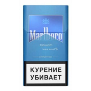 Сигареты с/ф Marlboro touch less smell MT (синий металлик)