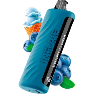 Одноразовый POD INFLAVE OMEGA 10000 - Черничное Мороженое