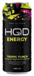 Энерг.напиток HQD Energy Tropic Punch 0,45л ж/б