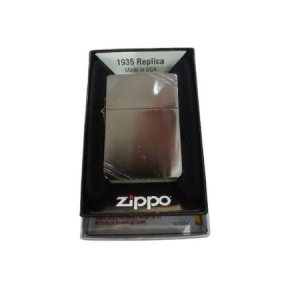 Зажигалка бензиновая ZIPPO 1935 - Replica - Brushed Chrome