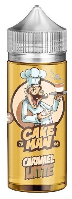 Жидкость CAKE MAN - Caramel latte 
