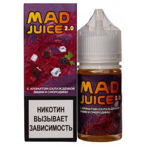 Жидкость MAD JUICE 2.0 Salt - Охлажденная Вишневая Смородина, 30 мл