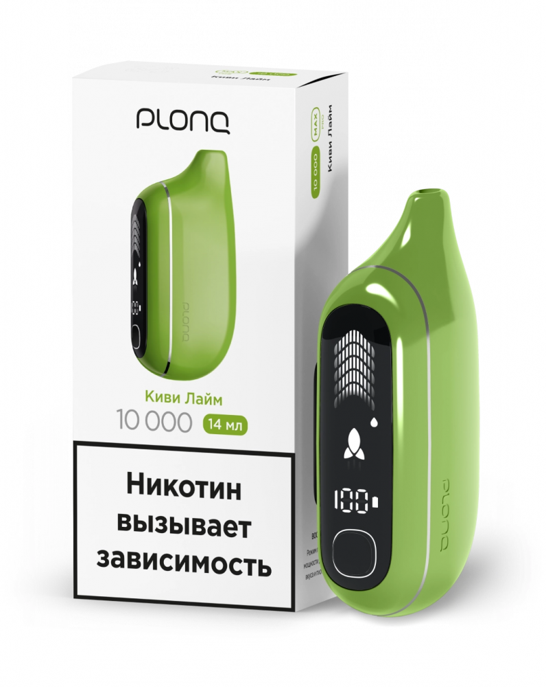 Одноразовый POD PLONQ MAX PRO - Киви Лайм