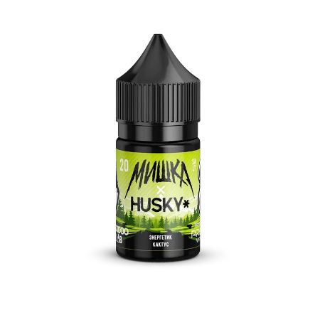 Жидкость МИШКА x HUSKY Salt - Энергетик-Кактус