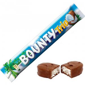 Шоколадный батончик Bounty ТРИО 82,5 г