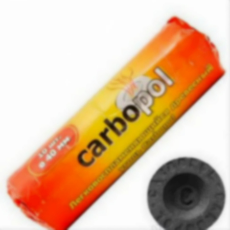 Уголь для кальяна CARBOPOL 12 шт 40 мм