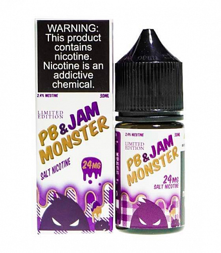 Жидкость Jam Monster SALT - Pb &amp; Jam Grape