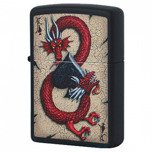 Зажигалка бензиновая ZIPPO 29840 Dragon Ace Design