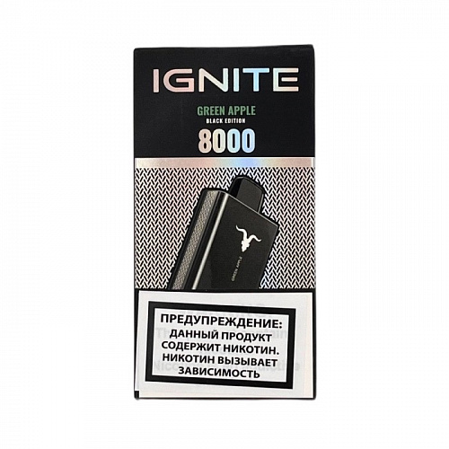 Одноразовый Pod IGNITE 8000 V80 - Green Apple