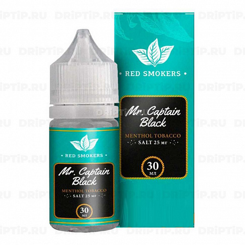 Жидкость MR.CAPTAIN BLACK Salt - Menthol Tabacco, 30 мл МТ